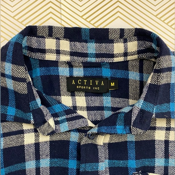 ACTIVA Sports Inc men’s long sleeve flannel - Picture 3 of 8